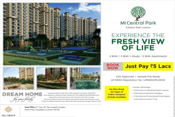 Experience the fresh view of life at MI Central Park in Lucknow